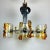 Mid-Century Amber Murano & Chrome Chandelier by Toni Zuccheri for Mazzega, Italy, 1970s For Sale - Image 15 of 15