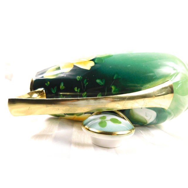 1930s Royal Austria Hand Painted and Signed Coffee Pot For Sale In San Francisco - Image 6 of 11