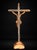 Gold Spanish Baroque Carved Polychrome Crucifix, 1600s For Sale - Image 8 of 12