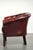 2000 - 2009 Chesterfield Cowhide Club Armchair in Red For Sale - Image 5 of 14