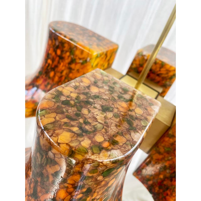 Art Glass Ceiling Lamp from Peill Putzler, Germany, 1960s For Sale - Image 12 of 18