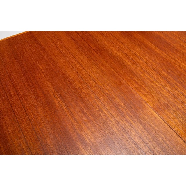 Wood Extendable Dining Table by H.W. Klein for Bramin, 1960s For Sale - Image 7 of 15