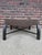 Mid 20th Century Rare Harvey Probber Large Ottoman Stool With Curved Bowed Legs and X Stretcher For Sale - Image 5 of 5
