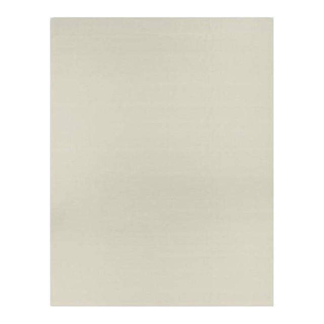 Rug & Kilim’s Modern Textural Rug in White Tones - 14x18 For Sale