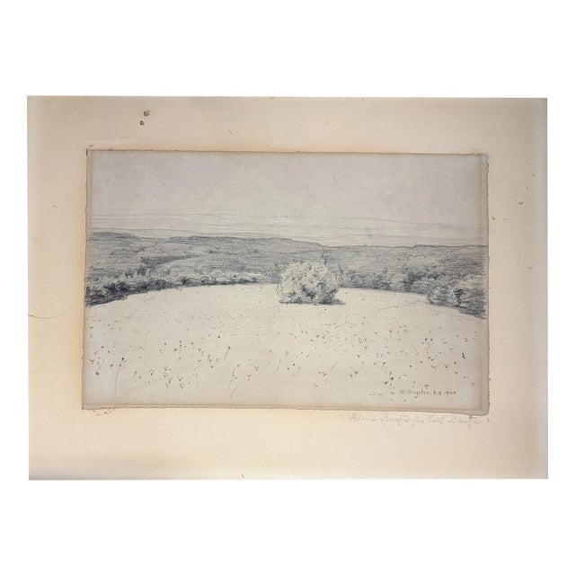 Carl Bantzer, Engelswiese, 1900, Paper For Sale