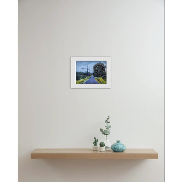 Contemporary Backroads, Modern Impressionist Oil Landscape For Sale - Image 3 of 7