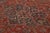 1920s Hand-Knotted Antique Persian Heriz Rug, Rust-Red, White, Blue Medallion Pattern For Sale - Image 5 of 9