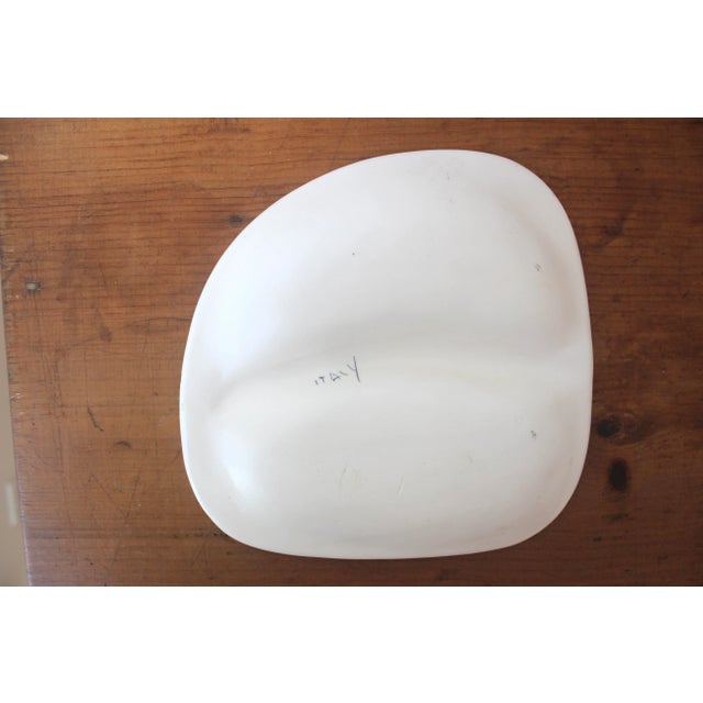 Vintage Italian Summer Fruit Ceramic Dish Two Section For Sale - Image 4 of 8
