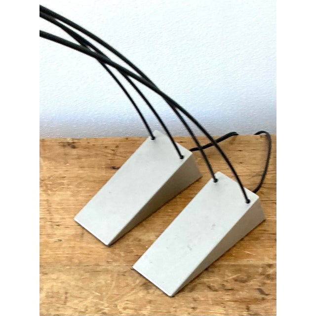 Vintage Contemporary Arc Table Lamps After Robert Sonneman For Sale - Image 10 of 11