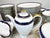 Mid-Century Modern 1940’s Rosenthal Winifred v Porcelain 118 Piece Dinnerware Serverware Set White, Gold, Cobalt Blue For Sale - Image 3 of 12