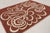 Rug & Kilim Contemporary Mid-Century Brick Red & Cream Abaca Rug by Rug & Kilim, India For Sale - Image 4 of 10