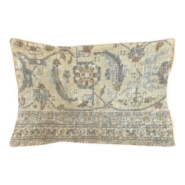 1960s Persian Kerman Pillow For Sale