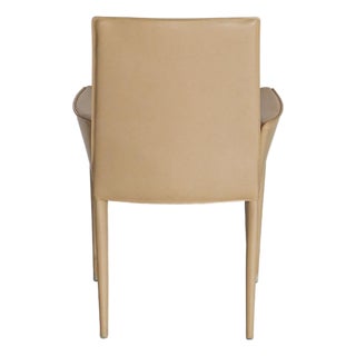 1990s Bottega Leather Chair by Renzo Fauciglietti and Graziella Bianchi for Frag For Sale