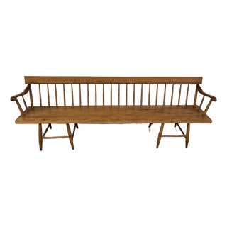 Mid 20th Century New England Deacon’s Bench For Sale