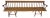Mid 20th Century New England Deacon’s Bench For Sale