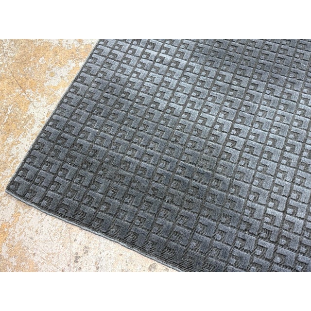 Textile 5ft X 8ft Room & Board Modo Ink Wool Rug For Sale - Image 7 of 12