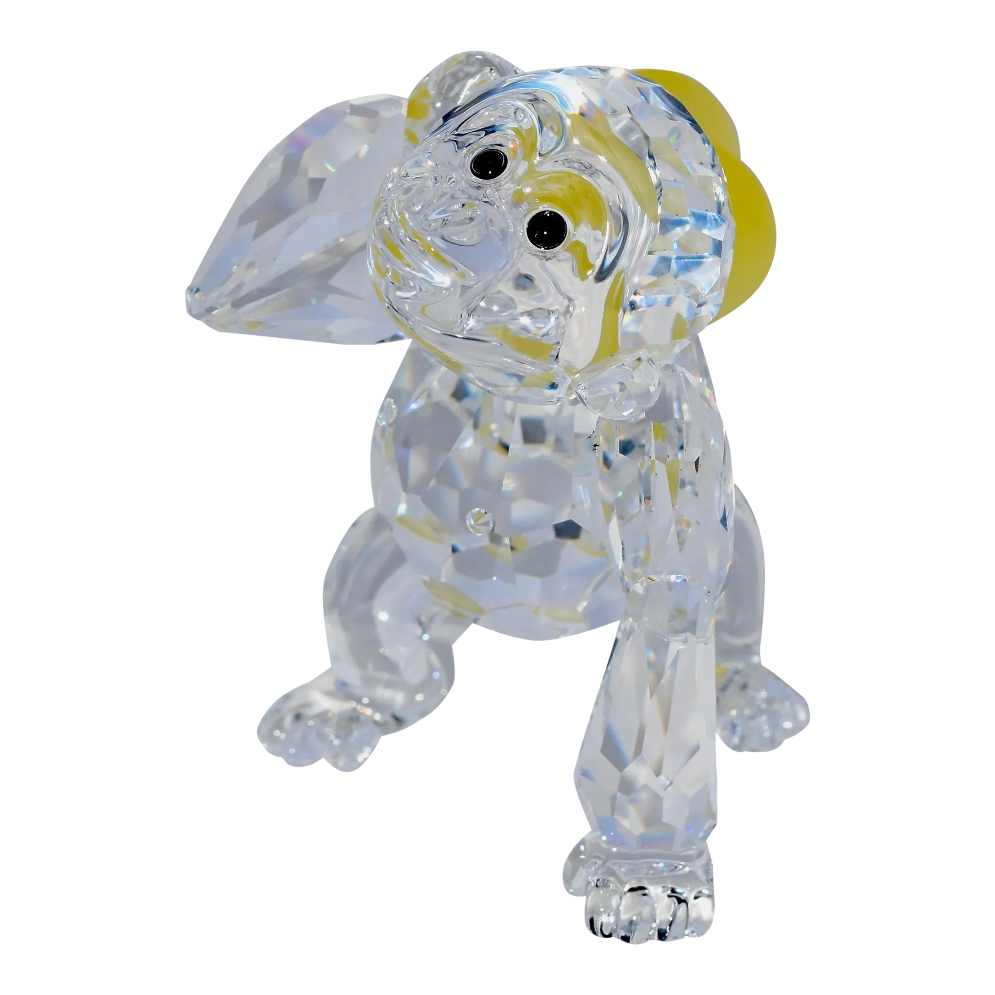 スワロフスキー Swarovski クリスタル わんぱくゴリラ 猿273394 Swarovski Crystal Rare Encounters Young Gorilla With Bananas