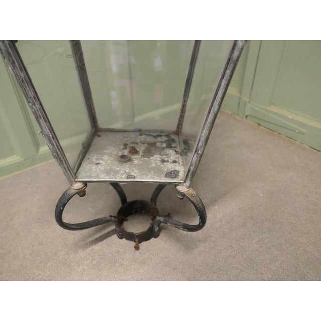 Copper Large Mid-19th Century Copper Lantern, 1860 For Sale - Image 8 of 9
