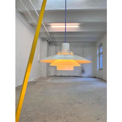 Cream Leto Model Cream White Louvered Lamp from Top Lamper For Sale - Image 8 of 11