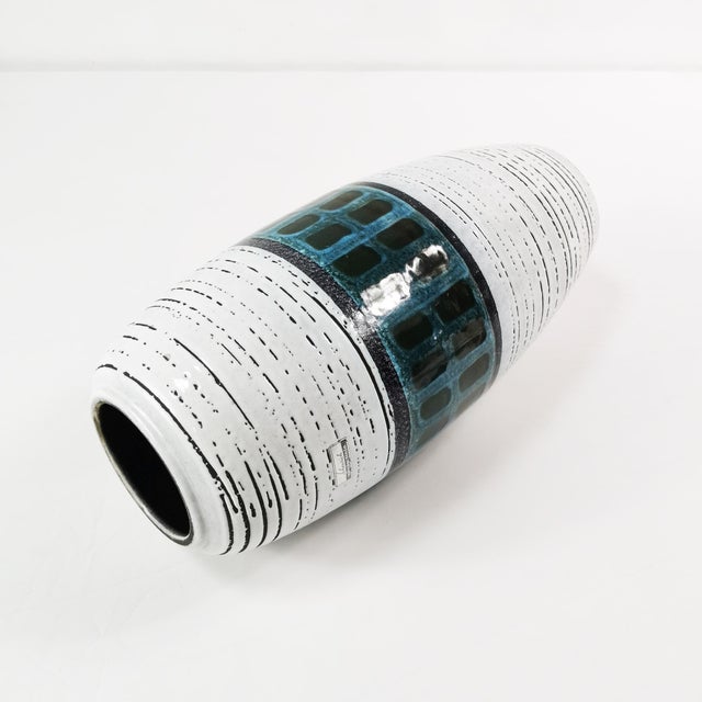 Ceramic Large Vintage Ceramic Vase from Scheurich, 1970s For Sale - Image 7 of 13