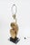 Vintage Brass, Black & Clear Lucite Modigliani Style Table or Desk Lamp, 1970's For Sale - Image 10 of 11