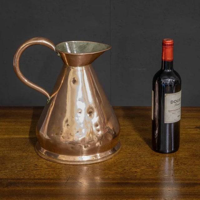An attractive Victorian copper harvest flagon used extensively to transport ale to farm workers in a day gone by when...