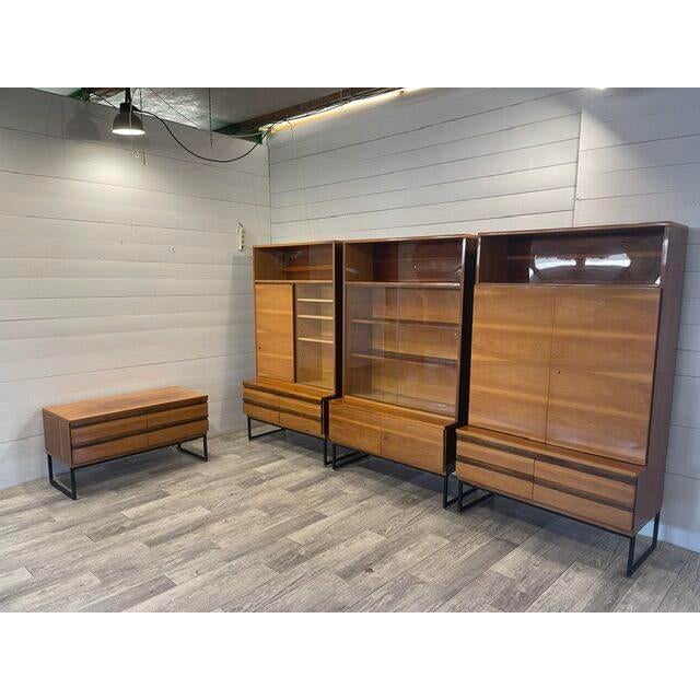 Vintage Closets and Chest of Drawers from Novy Domov, Spisska Nova Vess, 1970s, Set of 4 For Sale - Image 16 of 18