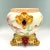 Introducing a stunning Mid 20th Century French Limoges porcelain jardiniere and base set. This exquisite ensemble...