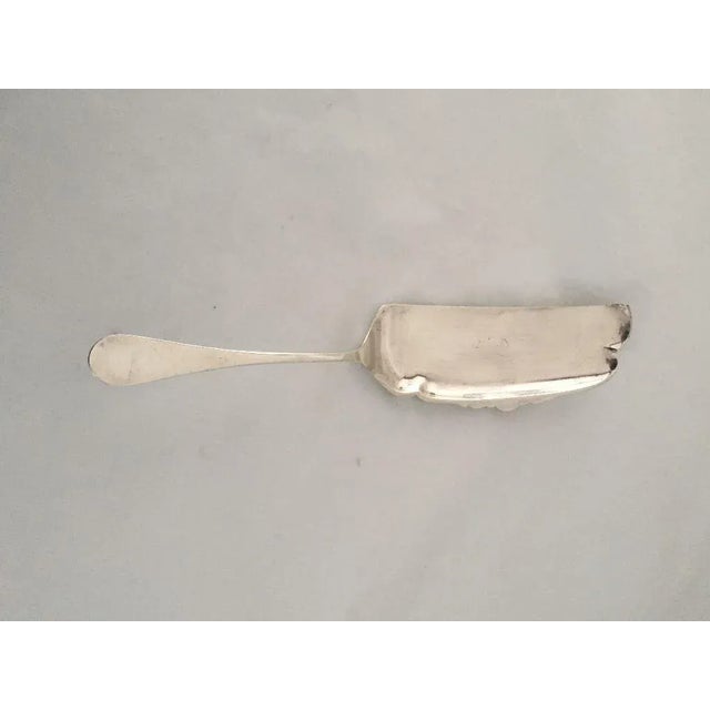 1920s Antique Reed & Barton Silver Plate Fish Server For Sale - Image 5 of 5
