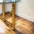 Vintage Sculptural Brass & Glass Side Tables – Hollywood Regency Style, Pair For Sale - Image 12 of 12