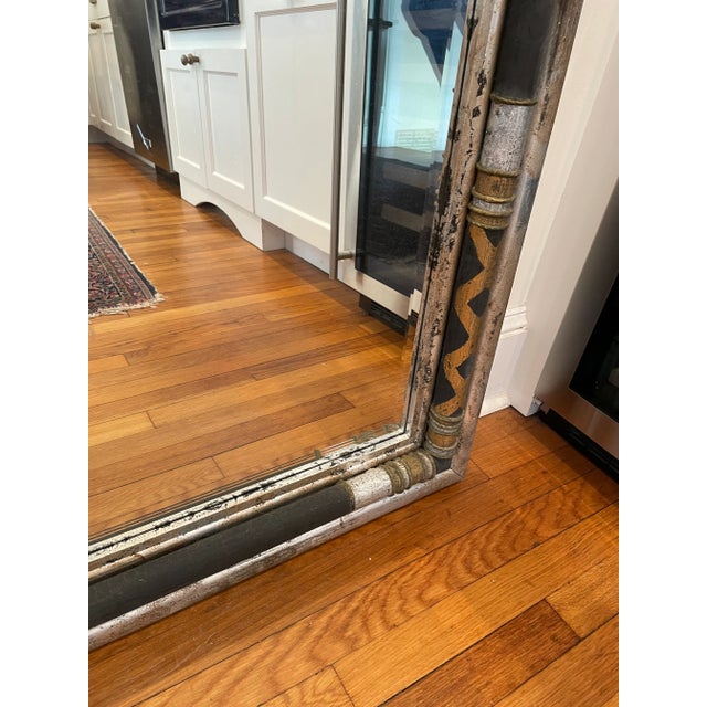 Late 20th Century Vintage John-Richards Modern Neoclassical Decorative Wall Mirror For Sale - Image 5 of 9