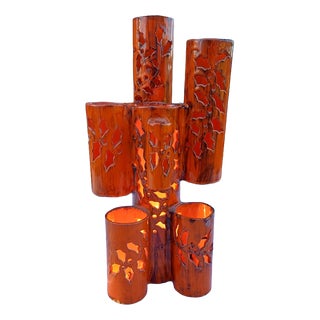 Vintage Ceramic Lamp by Honoré Camos, 1950s For Sale