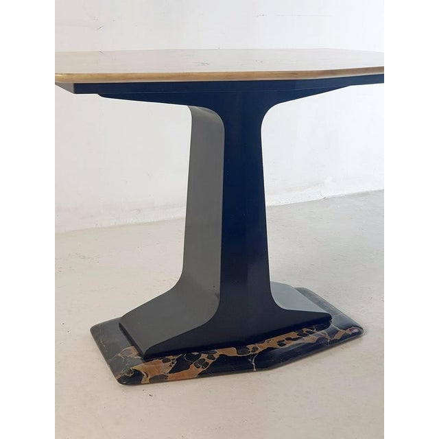 Mid-Century Modern Coffee Table with Marble Top attributed to Cantu, Italy, 1959 For Sale - Image 4 of 11