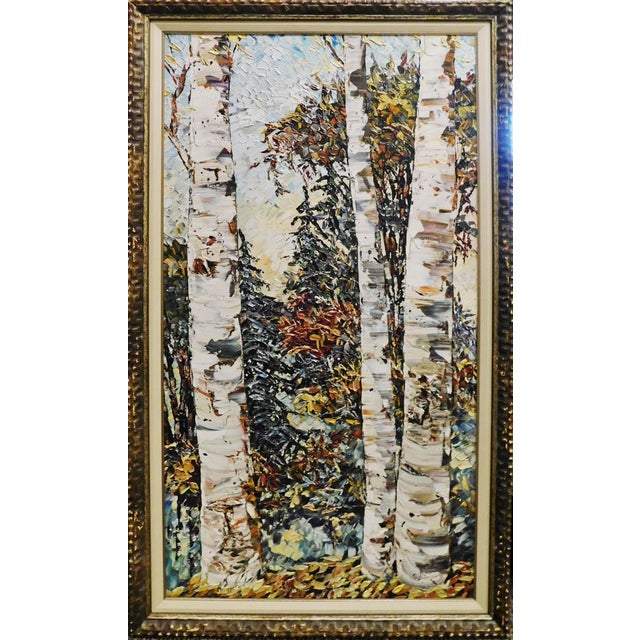 Maya Eventov "Over Yonder" Original Acrylic Flowers H.Signed Adl090915-15 For Sale In Denver - Image 6 of 10