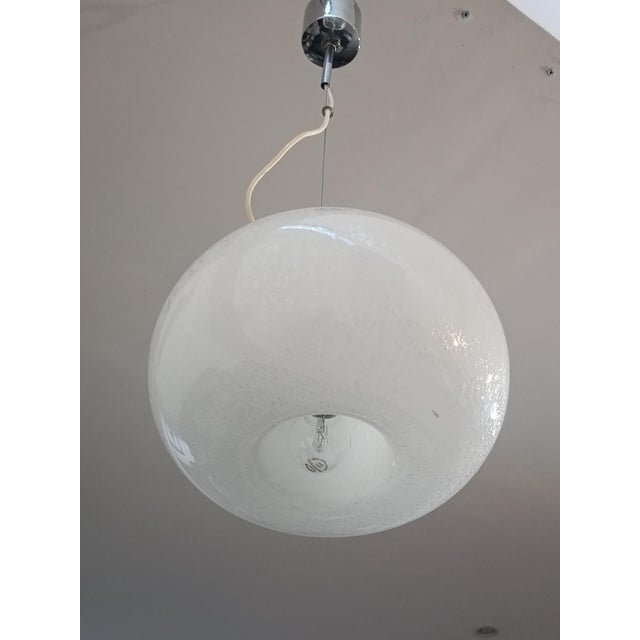 Murano Glass Pendant Lamp from Mazzega, 1970s For Sale - Image 6 of 8