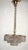 1960s Brass and Lead Crystal 3-Light Chandelier from Palwa, 1960s For Sale - Image 5 of 10