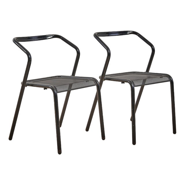 Vintage Metal Chairs, Set of 2 For Sale