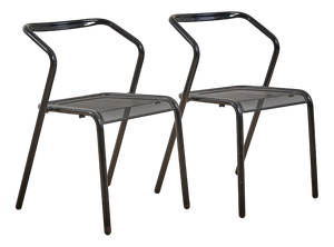 Vintage Metal Chairs, Set of 2