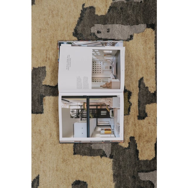Contemporary Art Deco Style Geometric Gray & Beige Wool Rug by Rug & Kilim For Sale - Image 9 of 10