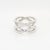 Tiffany and Co. Vintage Tiffany & Co. Sterling Silver Braided Crisscross Ring For Sale - Image 4 of 15