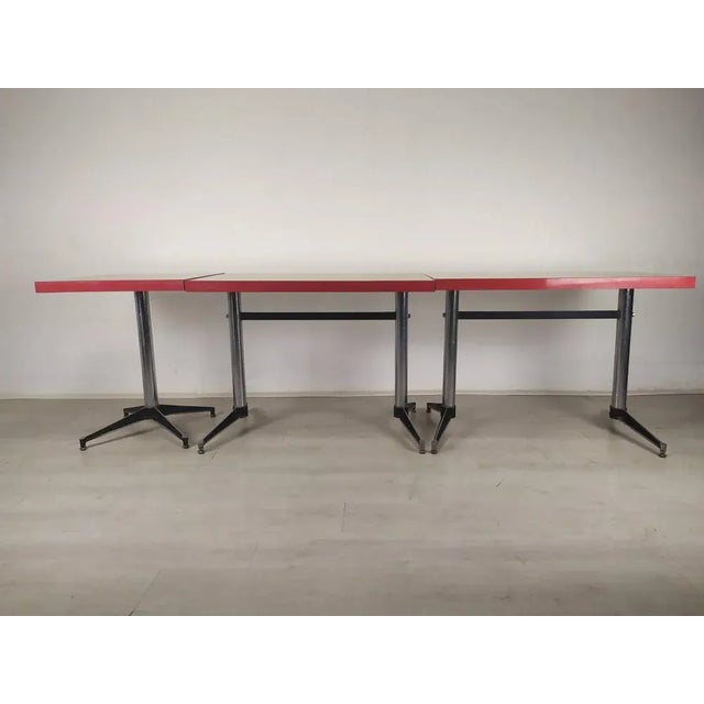 1960s Vintage Formica Cafe Tables, Set of 3 For Sale - Image 5 of 18