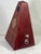 Traditional Vintage Wittner Mahogany Wood Maelzel Pyramid Metronome With Bell For Sale - Image 3 of 8