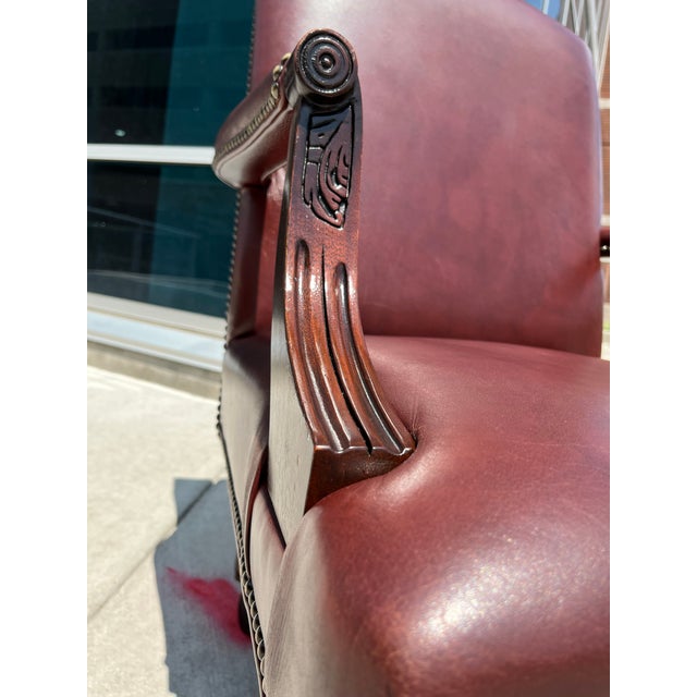 Hancock & Moore SwivelTilt Executive Leather Desk Chair Chairish