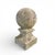 19th Century 19th Century Pair of French Antique Stone Ball Finials For Sale - Image 5 of 5