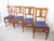 This set of four Italian pegged construction sturdy side-chairs, have drop in seats which need re-covering, though the...