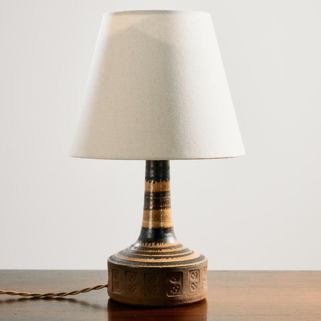 Vintage Ceramic Table Lamp by Per Engstrøm, 1970s For Sale - Image 9 of 9