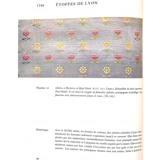 "Textiles en Europe Sous Louis Xv: The Most Beautiful Specimens in the Richilieu Collection" 1964 Weigert, Roger-Armand For Sale In New York - Image 6 of 12