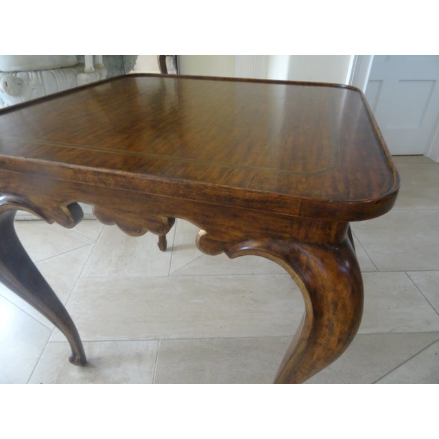 A Fabulous Table by Minton Spidell (A to the trade design source) It boasts incredible carving a custom walnut finish with...