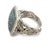 Mid 20th Century John Hardy Classic Chain Blue Topaz Sterling Silver Ring - Size 7 For Sale - Image 4 of 7