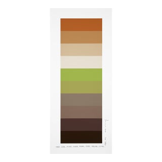 Contemporary Abstract Pencil and Acrylic on Fabriano-Pittura Paper "Emotional Color Chart 257" by Kyong Lee For Sale